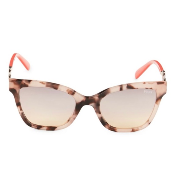 EMILIO PUCCI Clubmaster Cat Eye Havana EP0158/S main image 2